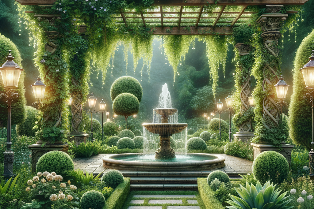 Intégrer fontaines, pergolas et éclairages dans son jardin